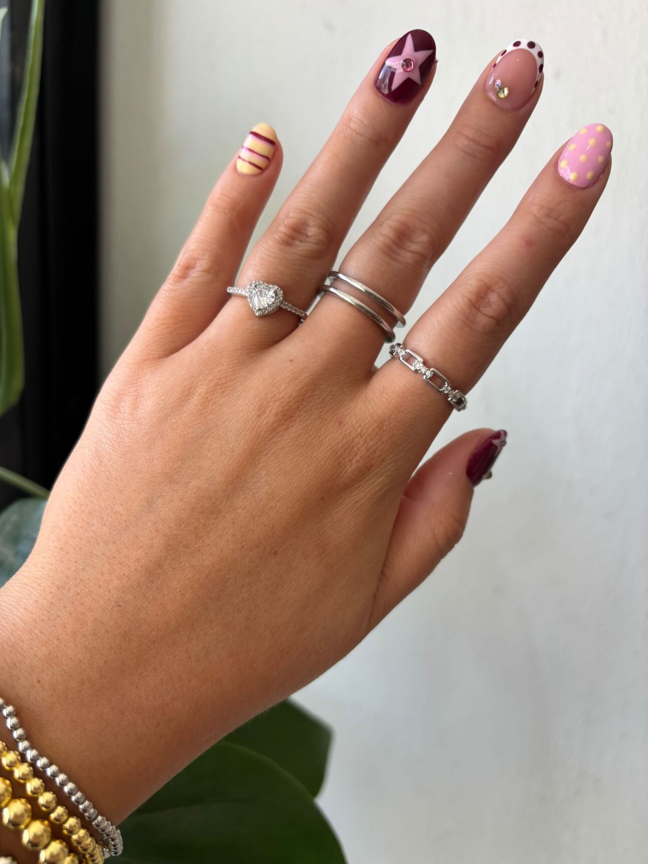 ANILLO ESLABON CON ZIRCONIAS