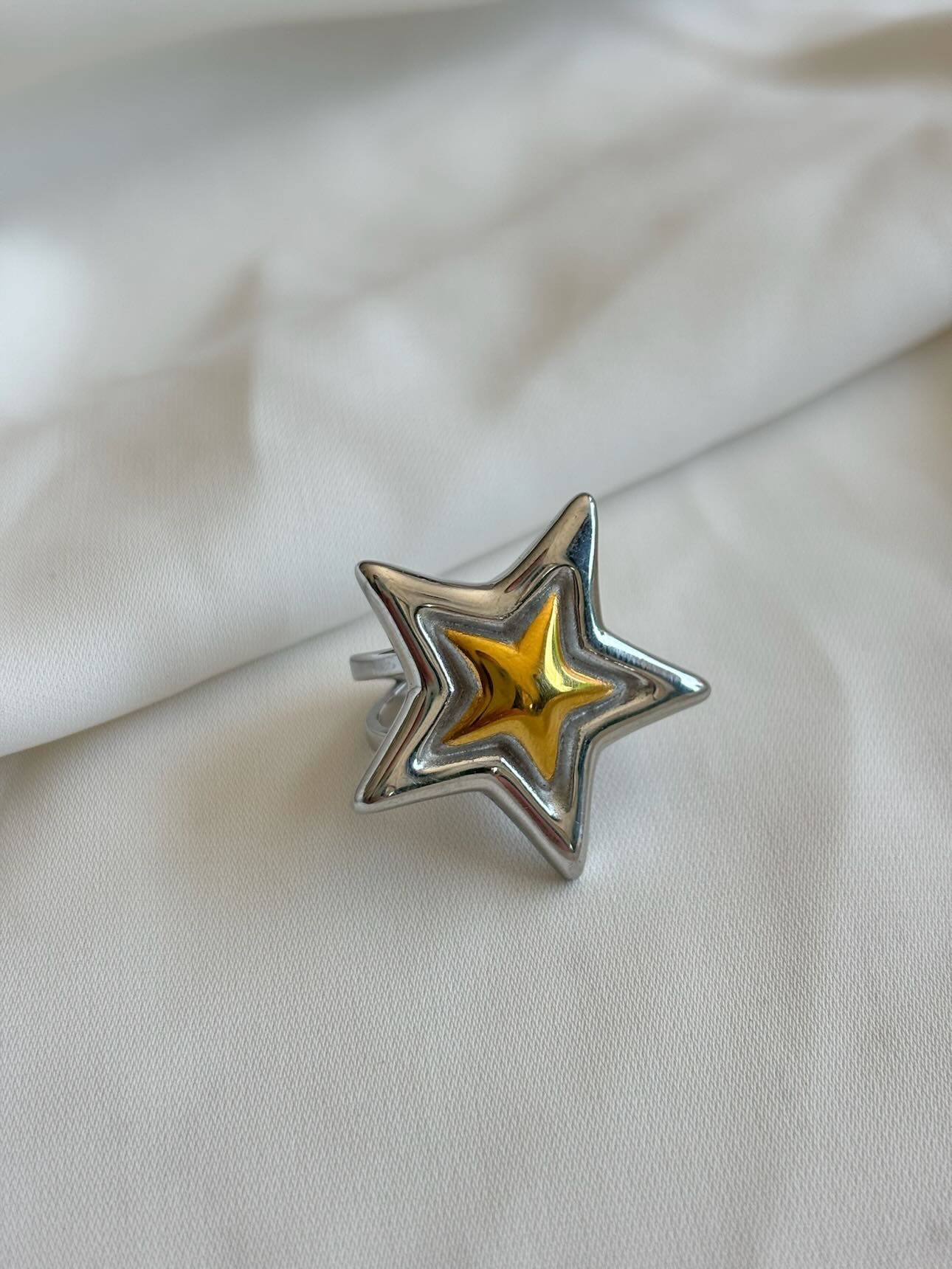 ANILLO STAR BICOLOR